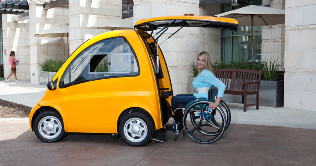 Wheelchair friendly cars
